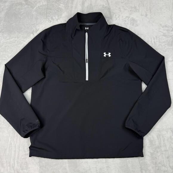 Under Armour Other - Under Armour Mens Storm Wind-strike Golf 1/2 Zip Sweatshirt Men Size L Casual